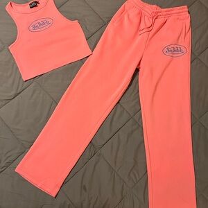 Von Dutch Pink Track Pants & Joggers